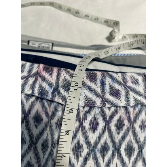 Level 99 x Anthropologie size 32 Pastel Aztec Linen Lyocell Shorts Stretch New! - Picture 6 of 10